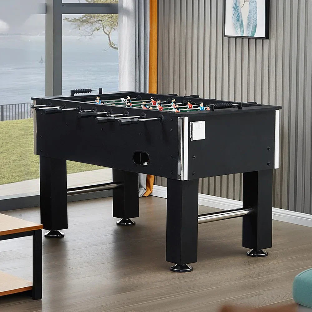 KICKSY GTST005 Table Cup MDF 8-Rod Foosball 5FT with Holders-Black