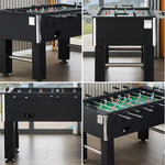 KICKSY GTST005 Table Cup MDF 8-Rod Foosball 5FT with Holders-Black