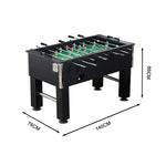 KICKSY GTST005 Table Cup MDF 8-Rod Foosball 5FT with Holders-Black