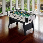 KICKSY GTST019 Table Kids for MDF 8-Rod Foosball Beige 4FT - White Frame