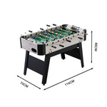 KICKSY GTST019 Table Kids for MDF 8-Rod Foosball Beige 4FT - White Frame