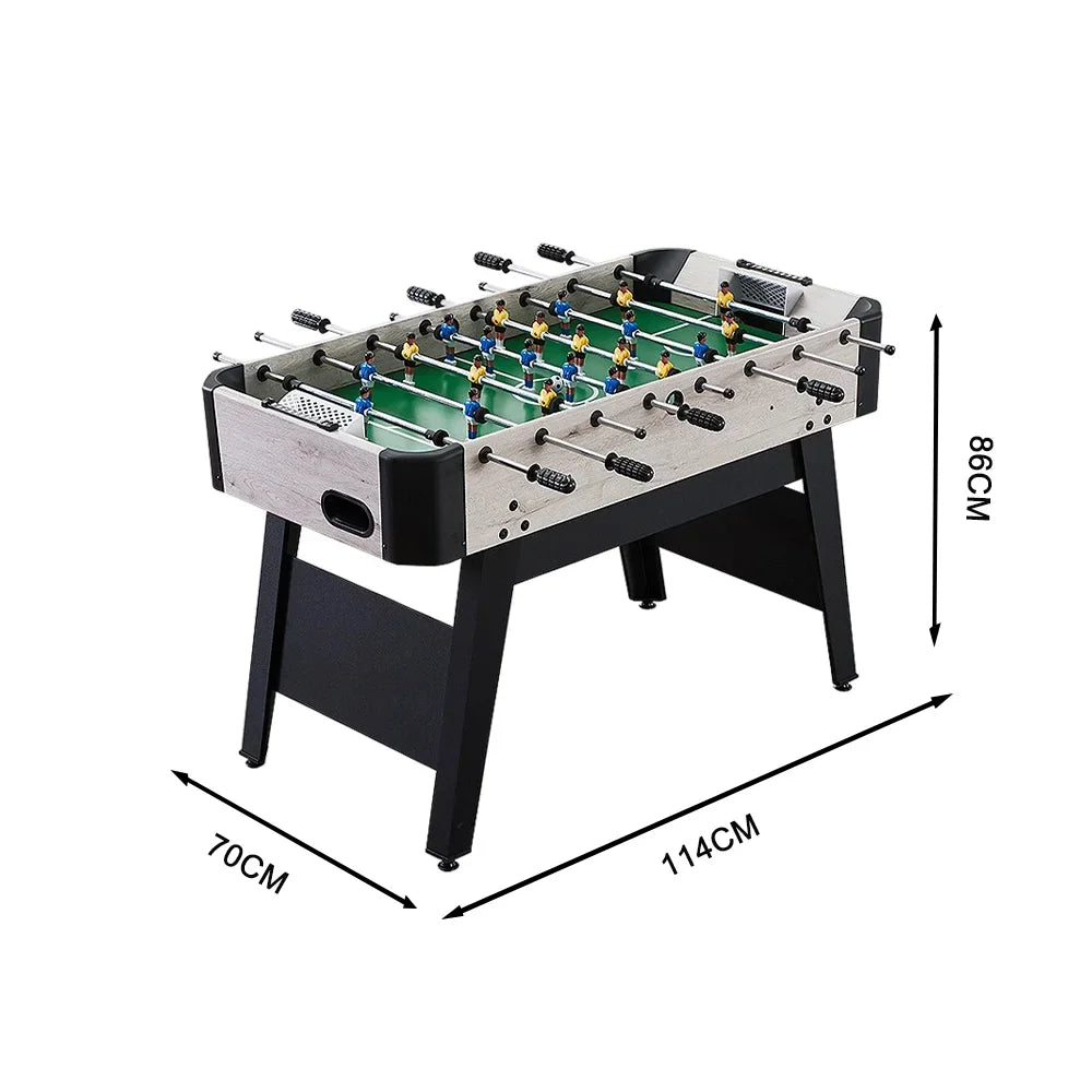 KICKSY GTST019 Table Kids for MDF 8-Rod Foosball Beige 4FT - White Frame