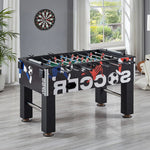 KICKSY GTST021 Adult Table 8-Rod Foosball with 5FT MDF Cup Foosball Holders