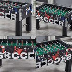 KICKSY GTST021 Adult Table 8-Rod Foosball with 5FT MDF Cup Foosball Holders
