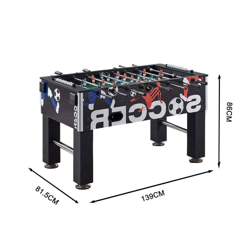 KICKSY GTST021 Adult Table 8-Rod Foosball with 5FT MDF Cup Foosball Holders