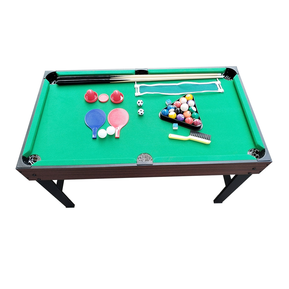 KICKSY 4FT Table Hockey/ Pool/ Tennis/ 4-In-1 Table Multifunctional - Air Soccer Football
