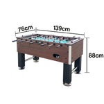 KICKSY 5FT Solid Wood Foosball Table Rods Players ABS Chrome-Plated & Durable High-Density Anti-Slip Handles Hand-Painted Steel Stable Playfield Construction