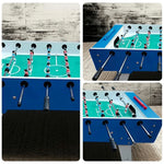KICKSY 5FT Solid Wood Foosball Table Handles Stable Hand-Painted Players Playfield Heavy-Duty ABS Chrome-Plated Rods Anti-Slip & Steel High-Density Design
