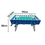 KICKSY 5FT Solid Wood Foosball Table Handles Stable Hand-Painted Players Playfield Heavy-Duty ABS Chrome-Plated Rods Anti-Slip & Steel High-Density Design