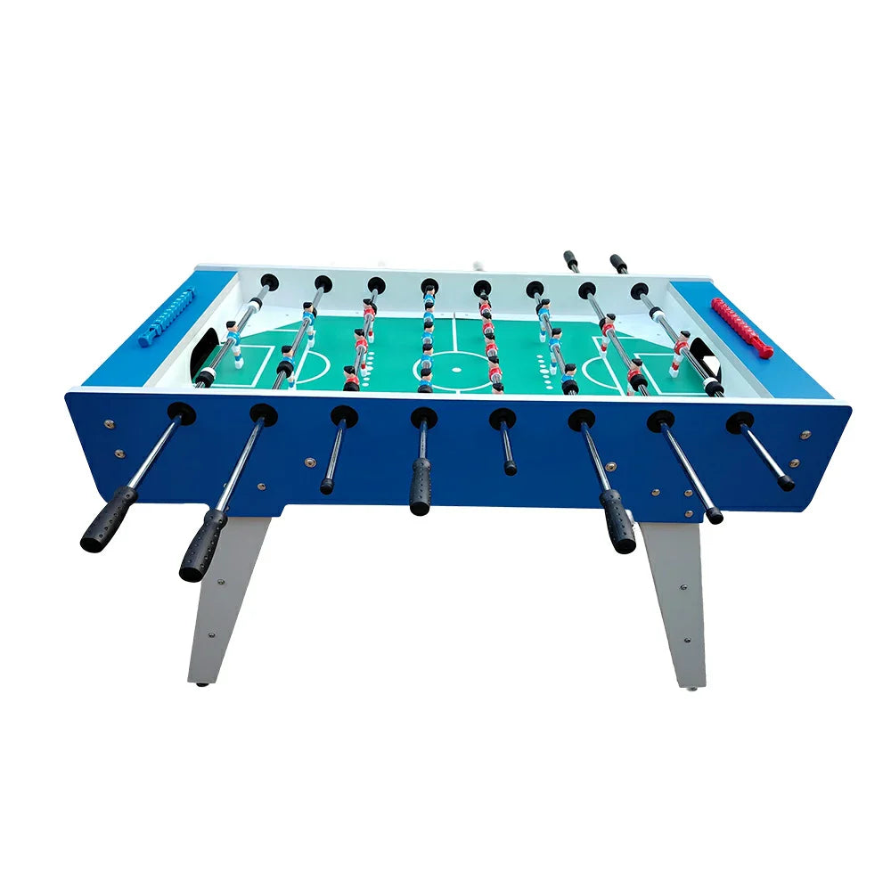 KICKSY 5FT Solid Wood Foosball Table Handles Stable Hand-Painted Players Playfield Heavy-Duty ABS Chrome-Plated Rods Anti-Slip & Steel High-Density Design