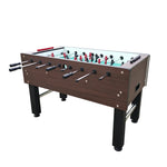 KICKSY 5FT Solid Wood Foosball Table & Stable Steel Anti-Slip High-Density Chrome-Plated Playfield Players Heavy-Duty Rods Handles Hand-Painted ABS Design