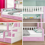 LIVARA ACSF01 Rails Pine Safety Solid Bed Timber Bunk Big Frame Storage