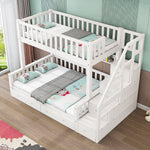 LIVARA ACSF01 Rails Pine Safety Solid Bed Timber Bunk Big Frame Storage