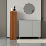 LIVARA Cardboard for Retail Round Display Showcase Cylinder - Eco-Friendly or Lightweight, Stand Exhibitions - Brown