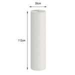 LIVARA Cardboard Lightweight, Display - Exhibitions or Cylinder - Retail Stand Eco-Friendly for Round Showcase White