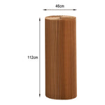LIVARA Cardboard for Retail Round Display Showcase Cylinder - Eco-Friendly or Lightweight, Stand Exhibitions - Brown