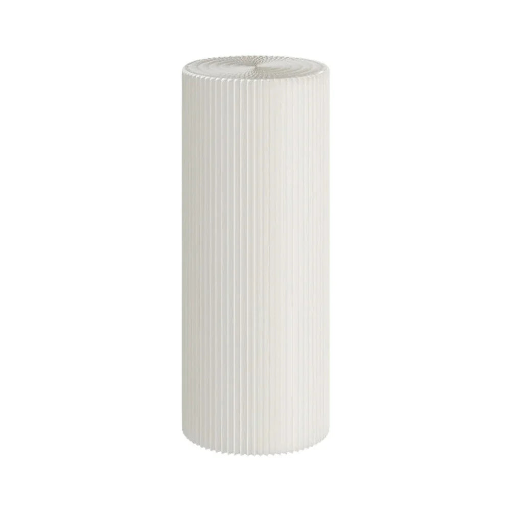 LIVARA Cardboard Lightweight, Display - Exhibitions or Cylinder - Retail Stand Eco-Friendly for Round Showcase White