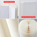 LIVARA Cardboard Lightweight, Display - Exhibitions or Cylinder - Retail Stand Eco-Friendly for Round Showcase White