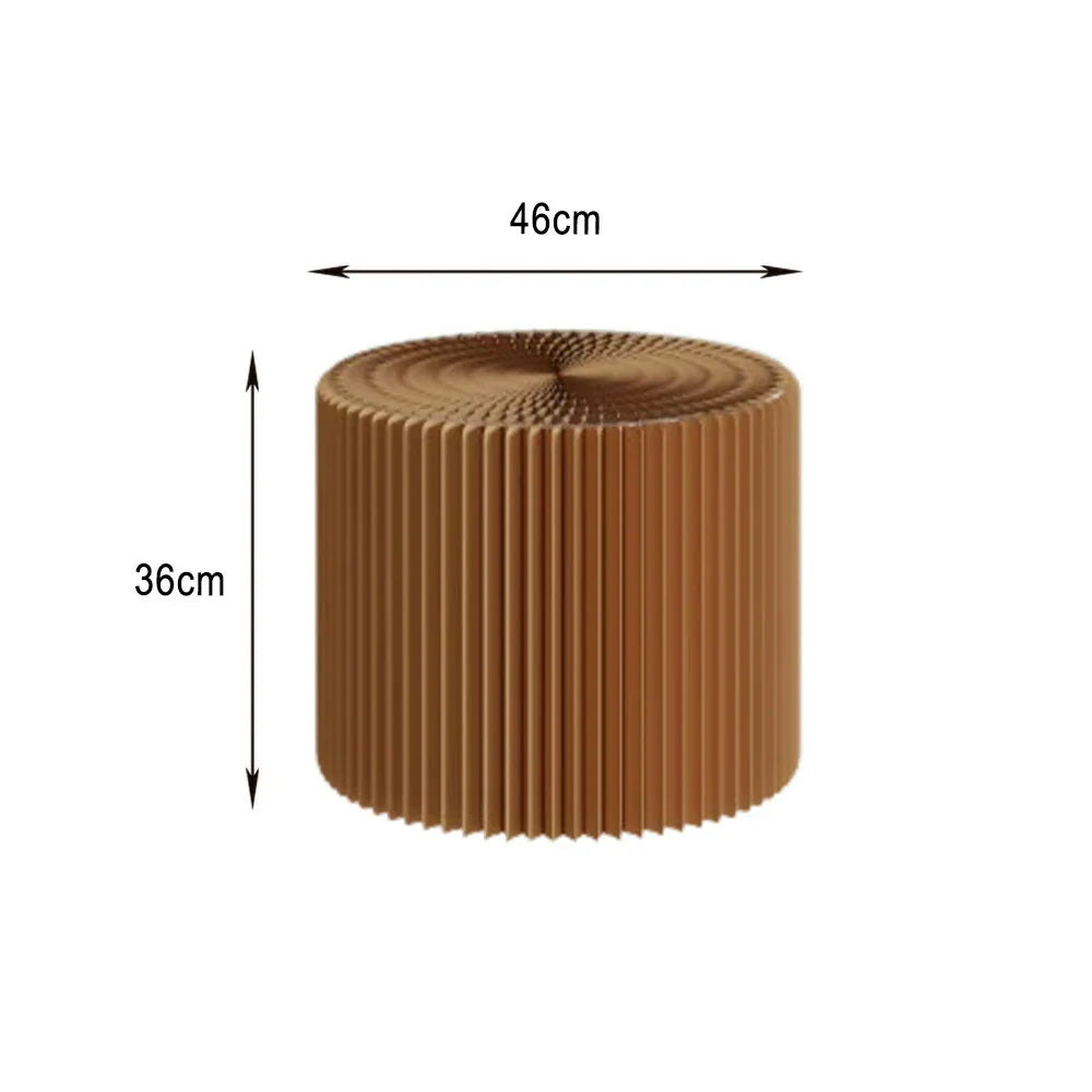 LIVARA Cardboard for Retail Round Display Showcase Cylinder - Eco-Friendly or Lightweight, Stand Exhibitions - Brown