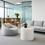 LIVARA Cardboard Lightweight, Display - Exhibitions or Cylinder - Retail Stand Eco-Friendly for Round Showcase White