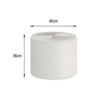 LIVARA Cardboard Lightweight, Display - Exhibitions or Cylinder - Retail Stand Eco-Friendly for Round Showcase White