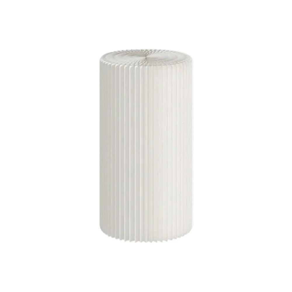 LIVARA Cardboard Lightweight, Display - Exhibitions or Cylinder - Retail Stand Eco-Friendly for Round Showcase White