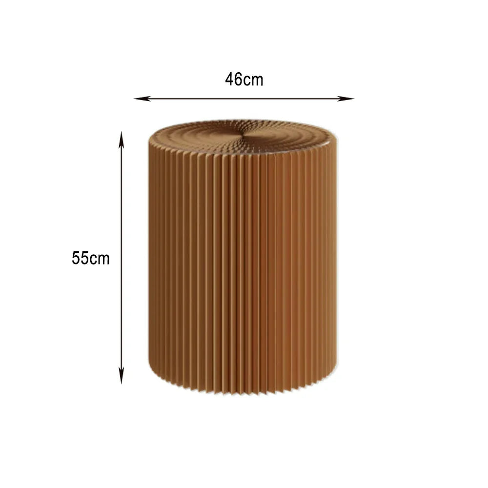 LIVARA Cardboard for Retail Round Display Showcase Cylinder - Eco-Friendly or Lightweight, Stand Exhibitions - Brown