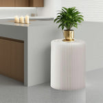 LIVARA Cardboard Lightweight, Display - Exhibitions or Cylinder - Retail Stand Eco-Friendly for Round Showcase White