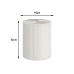 LIVARA Cardboard Lightweight, Display - Exhibitions or Cylinder - Retail Stand Eco-Friendly for Round Showcase White