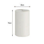 LIVARA Cardboard Lightweight, Display - Exhibitions or Cylinder - Retail Stand Eco-Friendly for Round Showcase White
