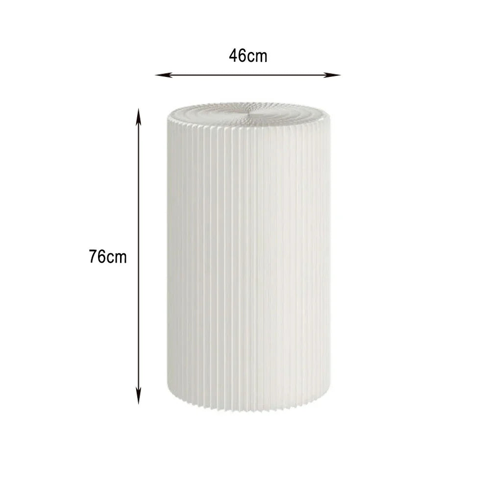 LIVARA Cardboard Lightweight, Display - Exhibitions or Cylinder - Retail Stand Eco-Friendly for Round Showcase White