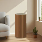 LIVARA 38/48/56cm Paper Foldable Display Cylinder Stand-Brown