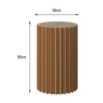 LIVARA 38/48/56cm Paper Foldable Display Cylinder Stand-Brown