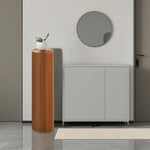 LIVARA Cardboard for Retail Round Display Showcase Cylinder - Eco-Friendly or Lightweight, Stand Exhibitions - Brown