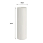 LIVARA Cardboard Lightweight, Display - Exhibitions or Cylinder - Retail Stand Eco-Friendly for Round Showcase White