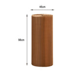 LIVARA Cardboard for Retail Round Display Showcase Cylinder - Eco-Friendly or Lightweight, Stand Exhibitions - Brown