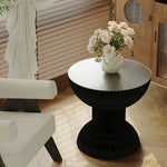 LIVARA 50/70/95cm Tea Round - Table Folding Paper Table Black