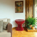 LIVARA 50/70/95cm Folding Table Table Tea Paper - Round Red