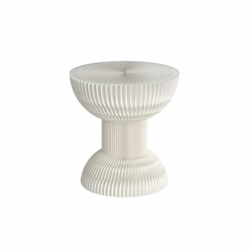 LIVARA 50/70/95cm - Folding Paper Round Tea Table Table White