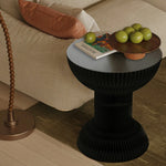 LIVARA 50/70/95cm Tea Round - Table Folding Paper Table Black