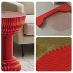 LIVARA 50/70/95cm Folding Table Table Tea Paper - Round Red