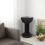 LIVARA 50/70/95cm Tea Round - Table Folding Paper Table Black