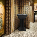 LIVARA 50/70/95cm Tea Round - Table Folding Paper Table Black