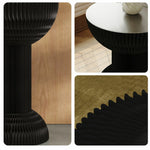 LIVARA 50/70/95cm Tea Round - Table Folding Paper Table Black