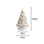LIVARA Foldable Decoration Retail - Holiday Party Home, Display for 53/75/100cm Christmas Tree Decor White