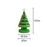 LIVARA Foldable Display Retail for Party - Decoration Christmas Decor Home, 147/240cm Tree Holiday Green