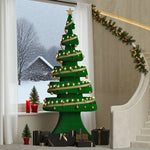 LIVARA Foldable Display Retail for Party - Decoration Christmas Decor Home, 147/240cm Tree Holiday Green