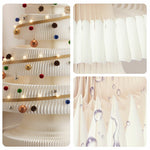 LIVARA Foldable Decoration Retail - Holiday Party Home, Display for 53/75/100cm Christmas Tree Decor White