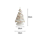 LIVARA Foldable Decoration Retail - Holiday Party Home, Display for 53/75/100cm Christmas Tree Decor White