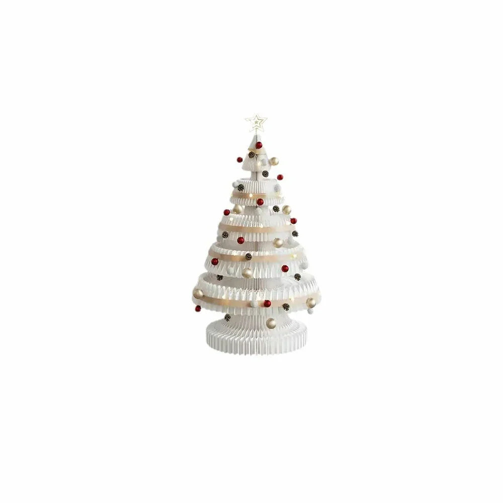 LIVARA Foldable Decoration Retail - Holiday Party Home, Display for 53/75/100cm Christmas Tree Decor White
